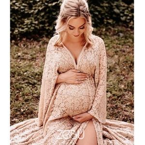 Bohemian Lace Dress - Maternity, wedding, photoshoot or Babyshower